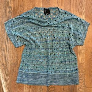 Y2K Festival Open Knit Distressed Layering Sweater New Directions